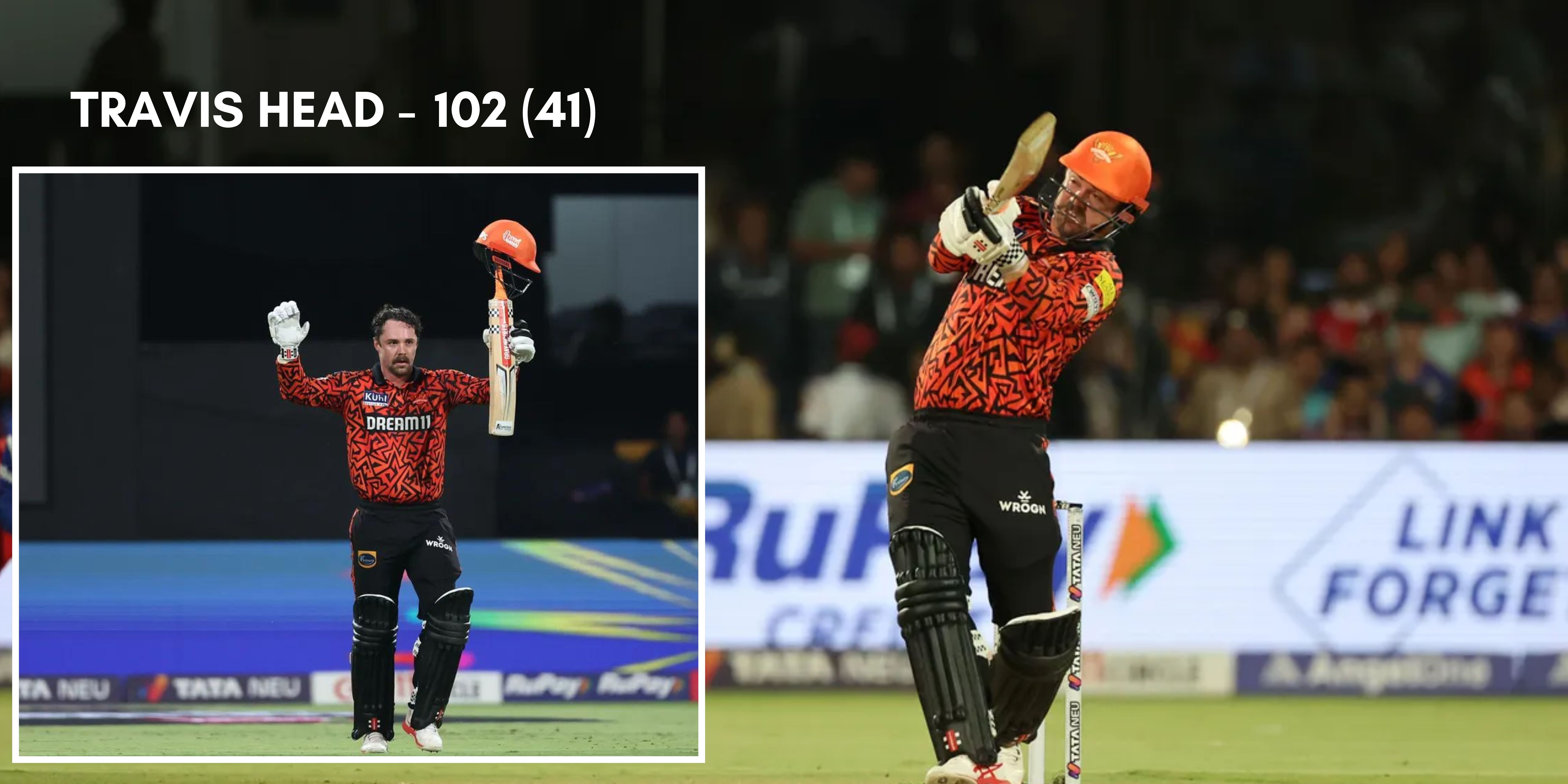 IPL 2024: ट्रैविस हेड ने 39 गेंद जड़ा अपना पहला आईपीएल शतक (RCB vs SRH)