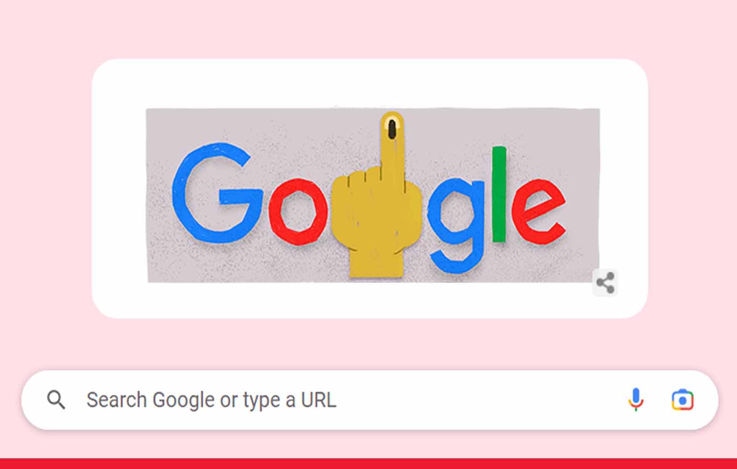 गूगल पर भी छाया चुनाव का खुमार, स्पेशल Google Doodle के साथ चुनाव का जश्न