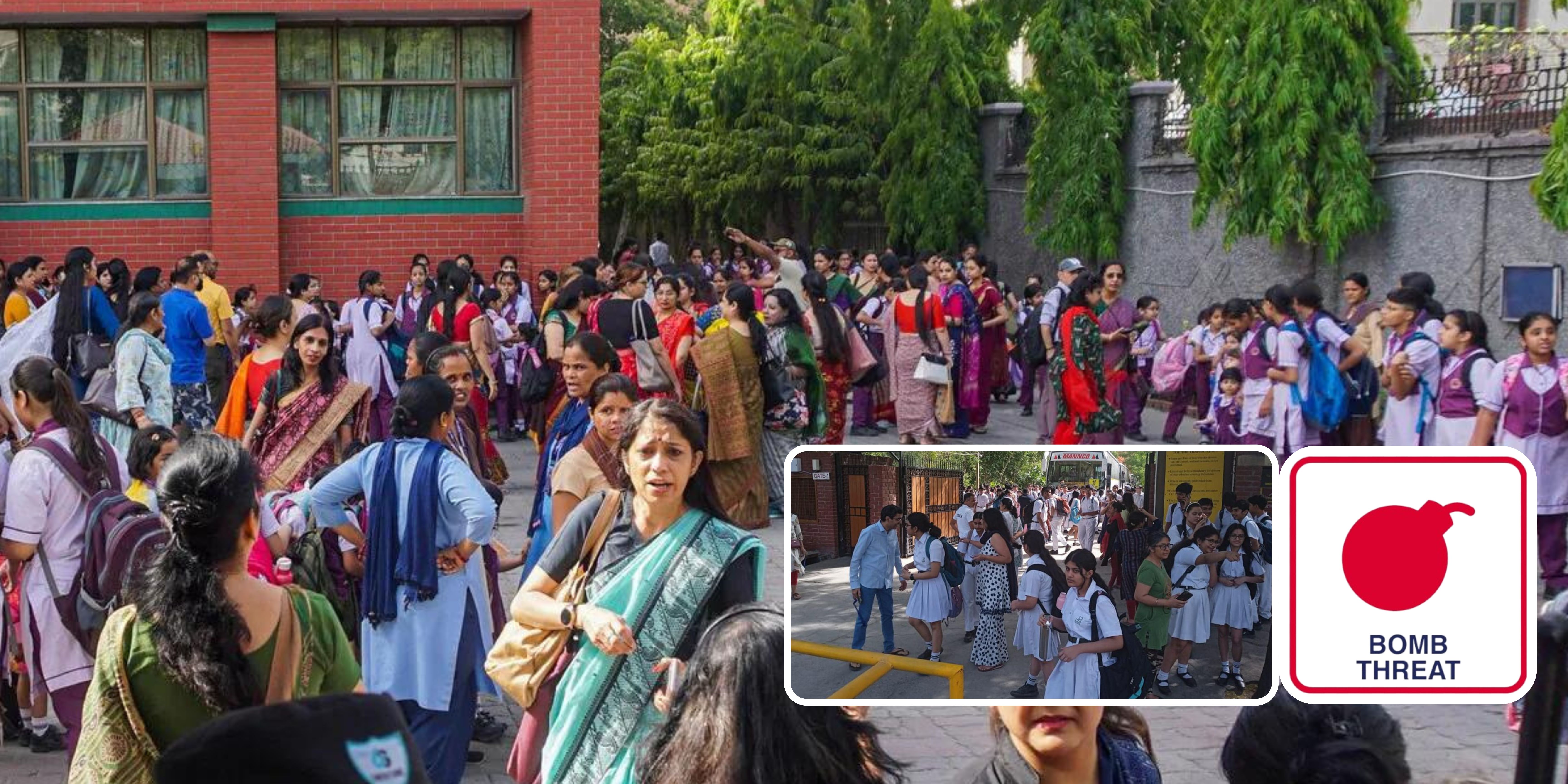 Fake bomb threat से दिल्ली में लगभग 100 स्कूल हुए बंद
