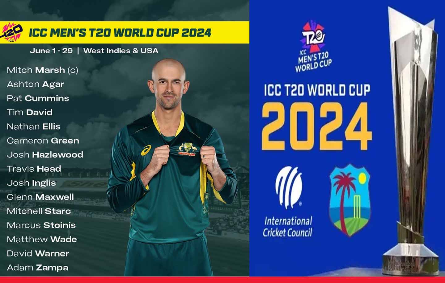 T20 World Cup: ऑस्ट्रेलिया क्रिकेट टीम का ऐलान, स्टीव स्मिथ की छुट्टी