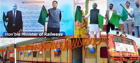 एमपी को रेलवे की सौगात, रीवा-इतवारी ट्रेन को रेलमंत्री ने दिखाई हरी झंडी, ग्वालियर, बैतूल, पांढुर्ना स्टेशन में लिफ्ट लोकार्पित