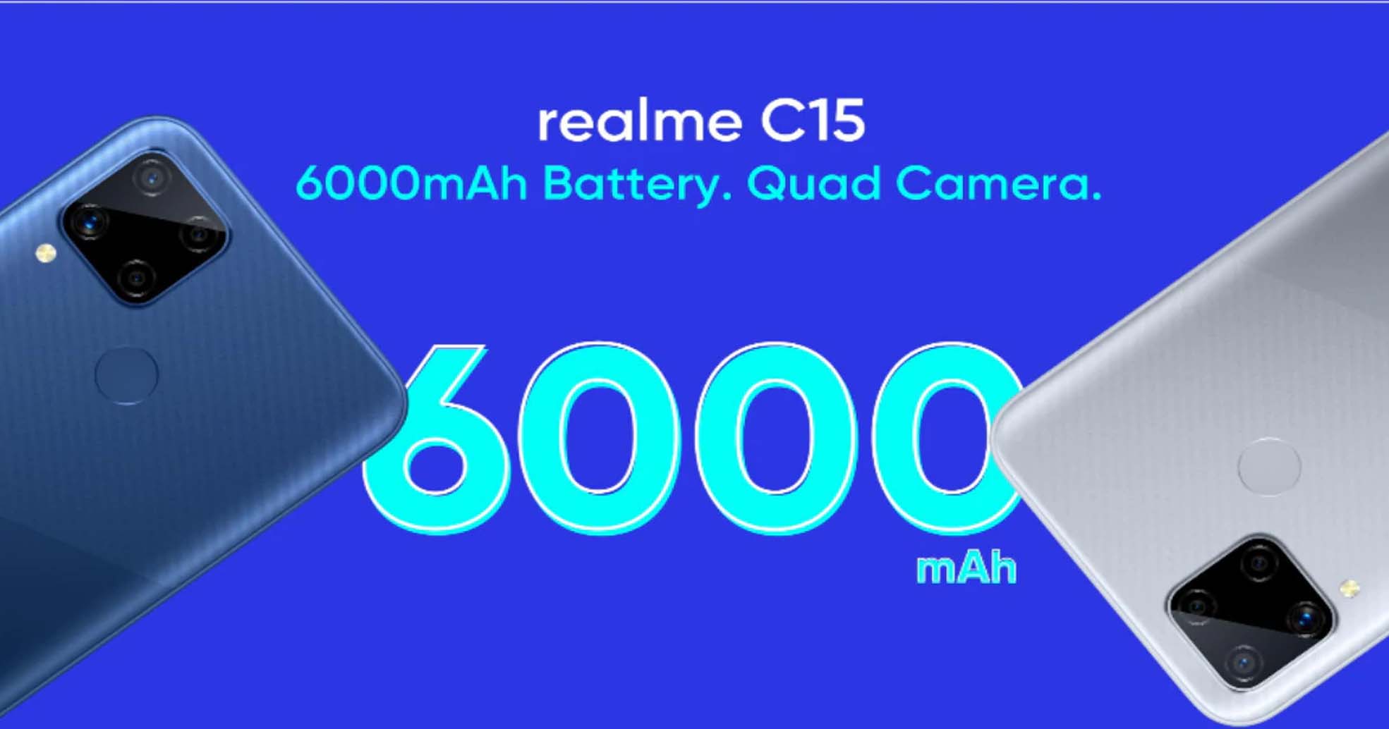 सस्ता हुआ Realme का 6000mAh बैटरी वाला बजट स्मार्टफोन C15