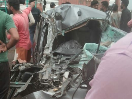 एमपी के सिवनी में अंतिम संस्कार में शामिल होने जबलपुर से नागपुर जा रहा परिवार सड़क हादसे का शिकार, पति-पत्नी सहित तीन की मौत