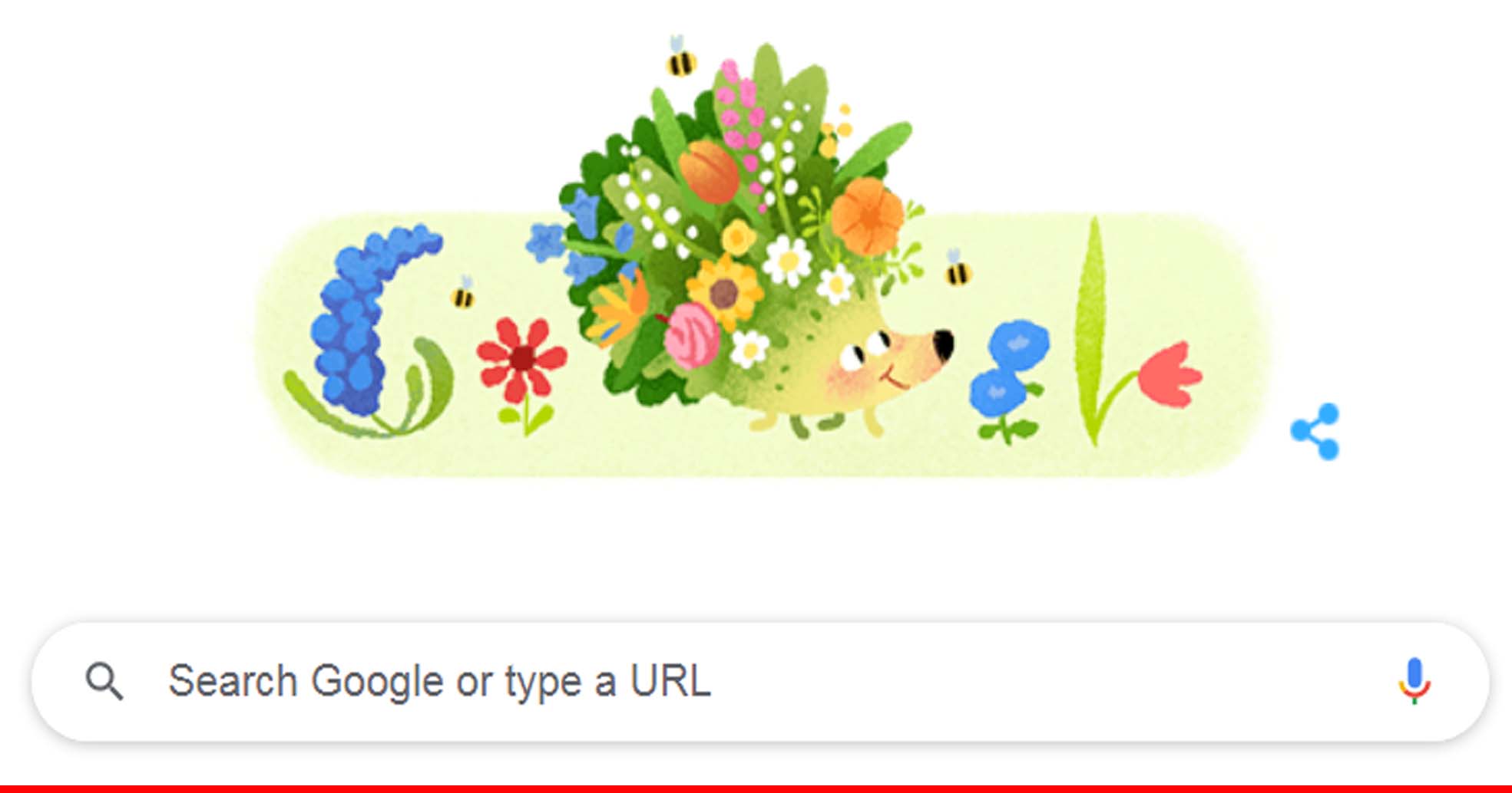 Google ने वसंत ऋतु का स्वागत करने के लिए बनाया खास डूडल