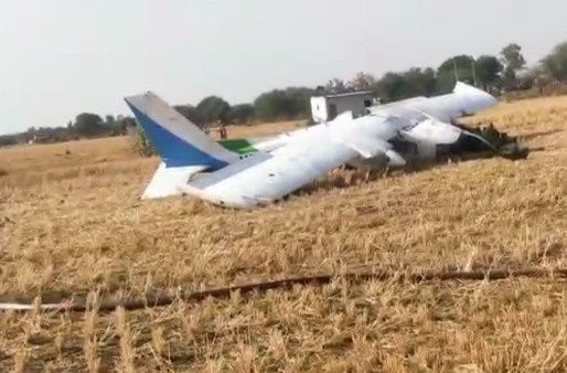 एमपी: भोपाल के गांधी नगर में विमान दुर्घटनाग्रस्त, 3 पायलट घायल