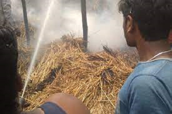 बिहार: घास-फूस के घर में छिपकर भुट्टा पकाने से लगी आग, जिंदा जलने से 6 बच्चों की मौत