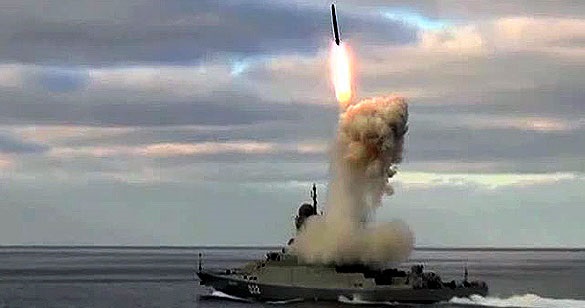 रूसी नौसेना ने जापान सागर में कैलिबर क्रूज मिसाइल दागकर दहशत बढ़ाई