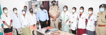 जबलपुर में पुलिस का अपना कोविड केयर सेंटर शुरु, आईजी ने किया शुभारम्भ