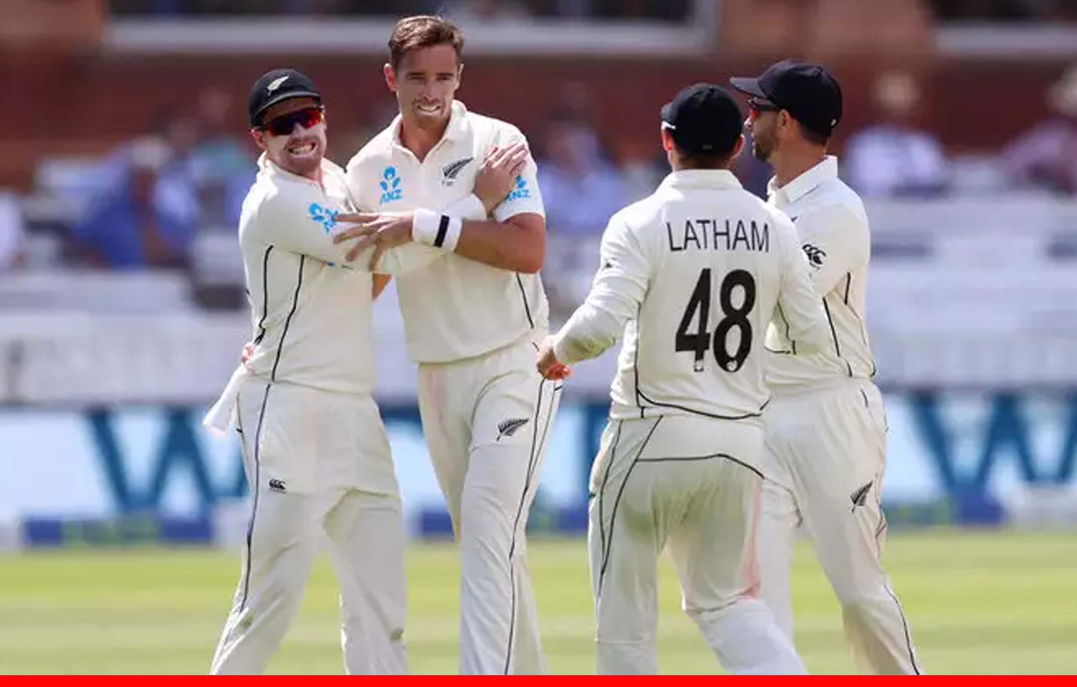 रोरी बर्न्स की शतकीय पारी पर भरे पड़े टिम साउदी के छह विकेट, न्यूजीलैंड को बढ़त