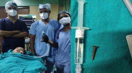 खेल-खेल में मासूम बच्चे ने निगल लिया एक इंच का स्क्रू, जबलपुर मेडिकल अस्पताल में डाक्टरों ने एंडोस्कोपी कर निकाला