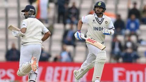 विश्व टेस्ट चैंपियनशिप फाइनल: भारत 134/3, विराट कोहली और रहाणे जमे