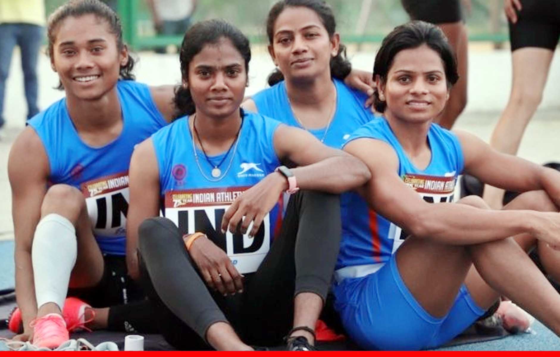 क्वालिफाई नहीं कर पाई भारतीय महिला रिले टीम, हिमा दास का ओलिंपिक जाने का सपना टूटा
