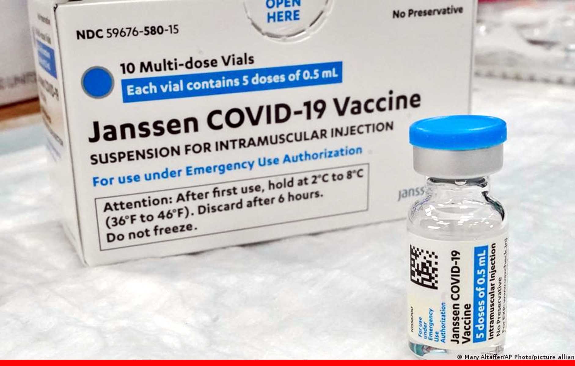 जॉनसन एंड जॉनसन की कोरोना वैक्सीन से लकवा मारने का खतरा
