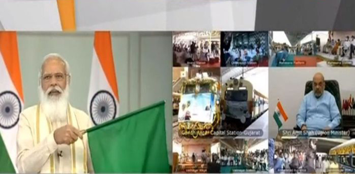 आपस में जुड़ेंगे सोमनाथ और काशी विश्वनाथ, गांधी नगर से वाराणसी के बीच चलेगी ट्रेन: पीएम मोदी ने किया कई परियोजनाओं का उद्घाटन