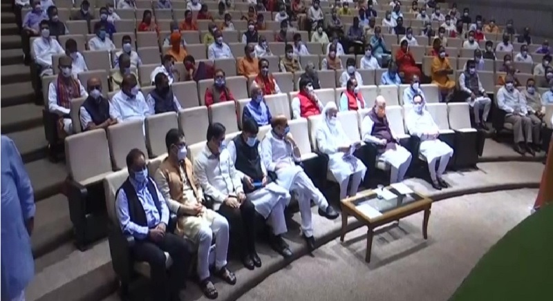 भाजपा संसदीय दल की बैठक में बोले प्रधानमंत्री मोदी : कांग्रेस का व्यवहार दुर्भाग्यपूर्ण
