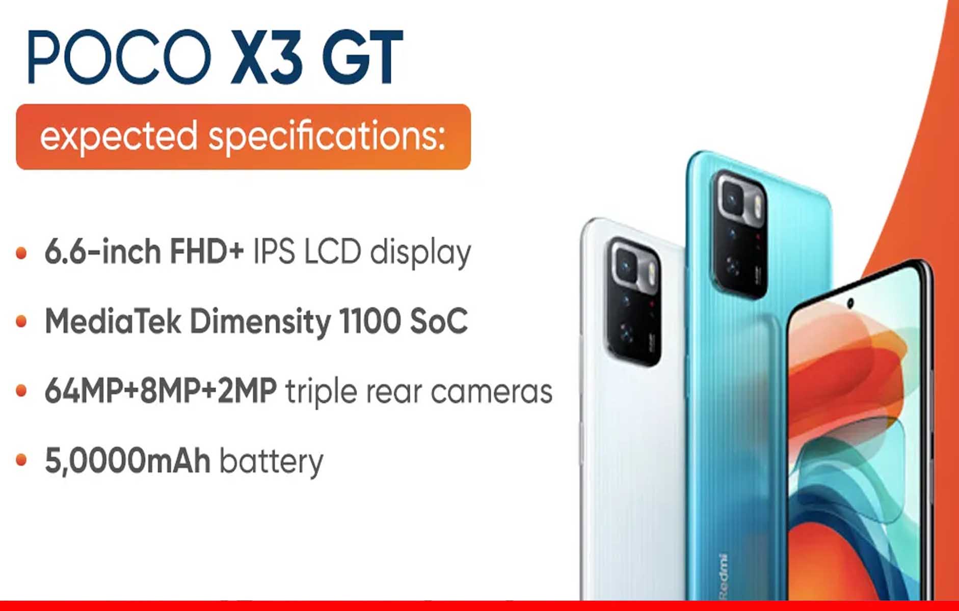 Poco ने 8GB रैम के साथ लॉन्च किया नया स्मार्टफोन X3 GT