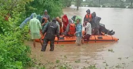 एमपी के बाढ़ के हालात, गुना में 8 गांव डूबे, 180 लोग फंसे, अशोक नगर, विदिशा में स्थिति खराब