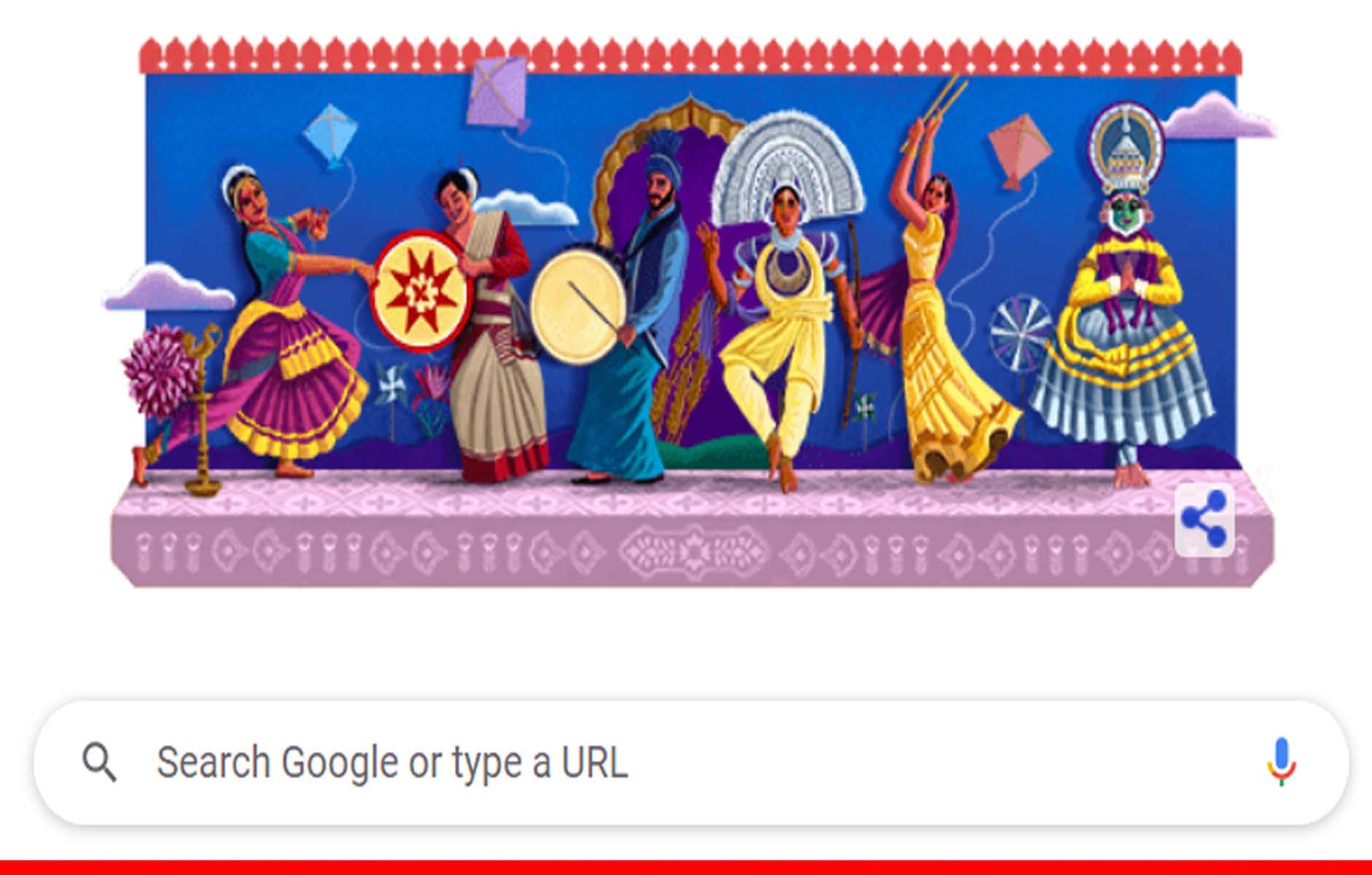 गूगल डूडल खास अंदाज में मना रहा है भारत की आजादी का जश्‍न 