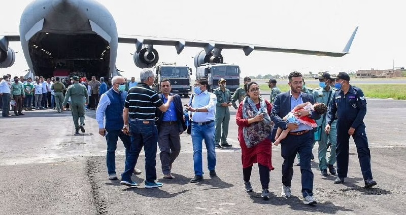 भारतीय वायुसेना ने काबुल से 90 लोगों को किया एयरलिफ्ट, तजाकिस्तान में की लैंडिंग