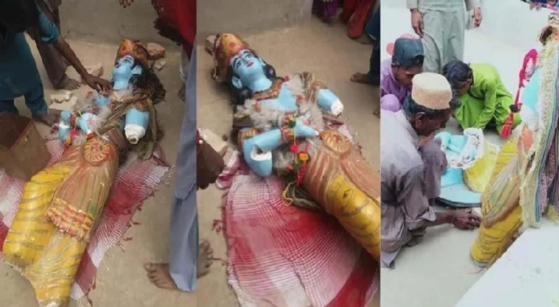 पाकिस्तान में जन्माष्टमी के मौके पर कृष्ण मंदिरों में तोड़फोड़, श्रद्धालुओं से हुई मारपीट