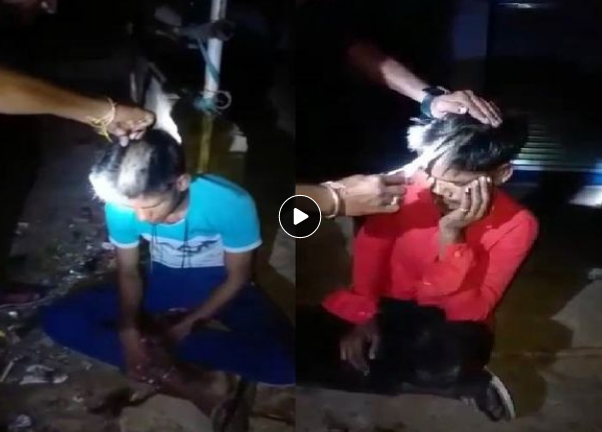 एमपी के कटनी में रात में गांव में घुसे युवकों को ग्रामीणों ने संदिग्ध समझकर घेरा, लाठी-डंडों से पीटा, बाल भी काटे