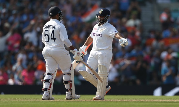 भारत मजबूत: टी-ब्रेक तक टीम इंडिया ने 8 विकेट पर बनाए 345 रन, 7वें विकेट के लिए 100 रन जोड़कर पंत-शार्दूल आउट