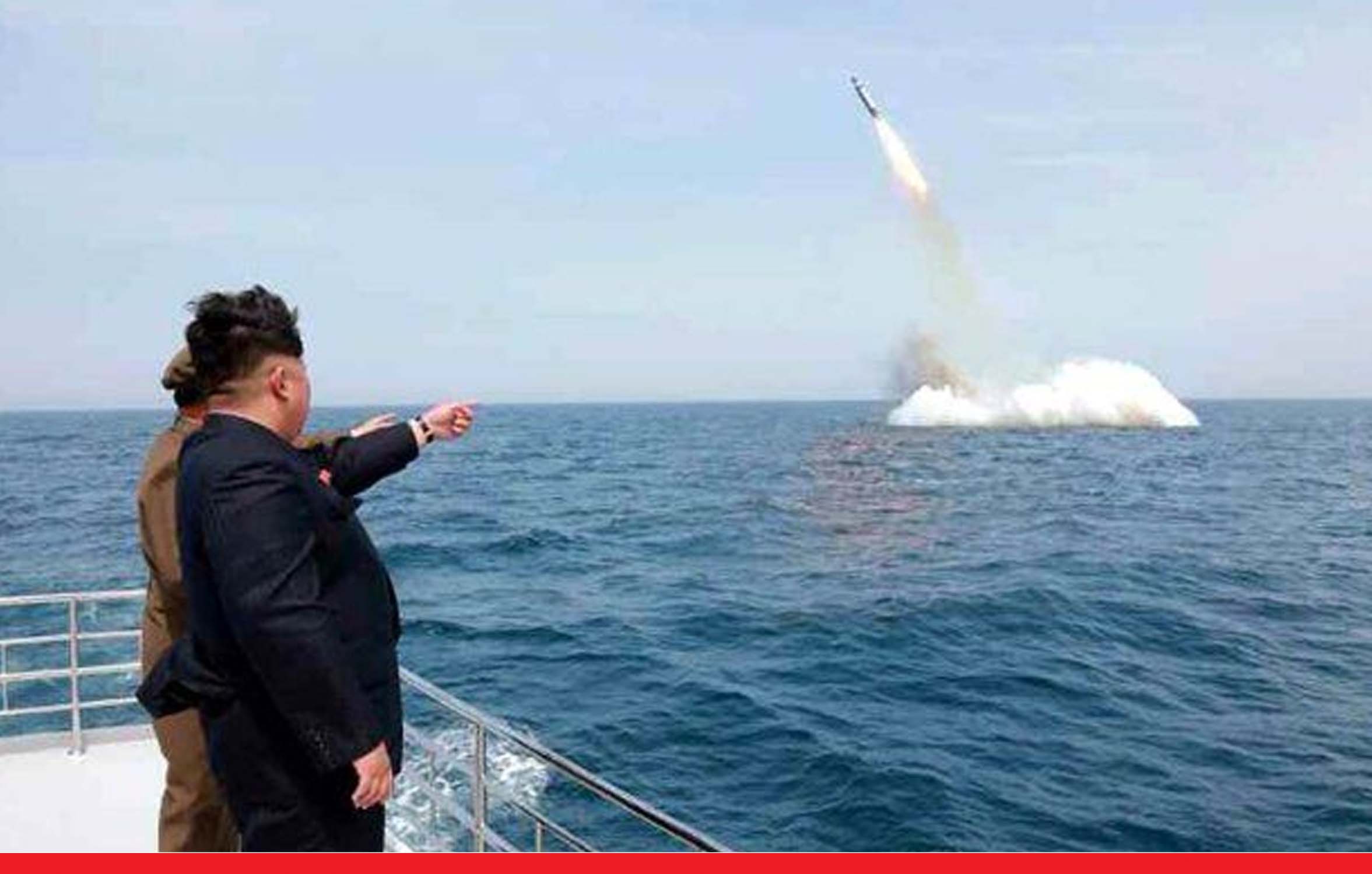 उत्तर कोरिया ने पनडुब्बी से बैलिस्टिक मिसाइल दागी, सी ऑफ़ जापान में गिरी