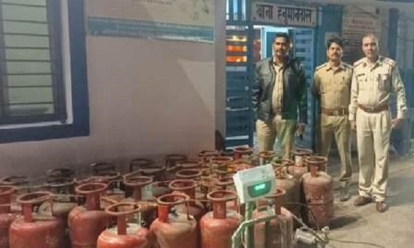 जबलपुर में भाजपा के जिला महामंत्री का भतीजा कर रहा था अवैध गैस रिफलिंग, पुलिस की दबिश में खुलासा