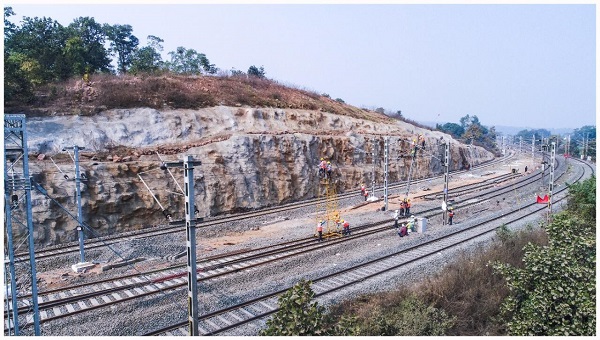 हबीबगंज-बरखेड़ा के बीच 47 किमी लंबी तीसरी लाइन का कार्य पूर्ण, यात्री और माल यातायात के संचालन में होगी वृद्धि