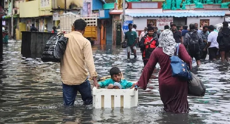 तमिलनाडु में बारिश से अब तक 5 की मौत, 14 जिलों में ऑरेंज अलर्ट