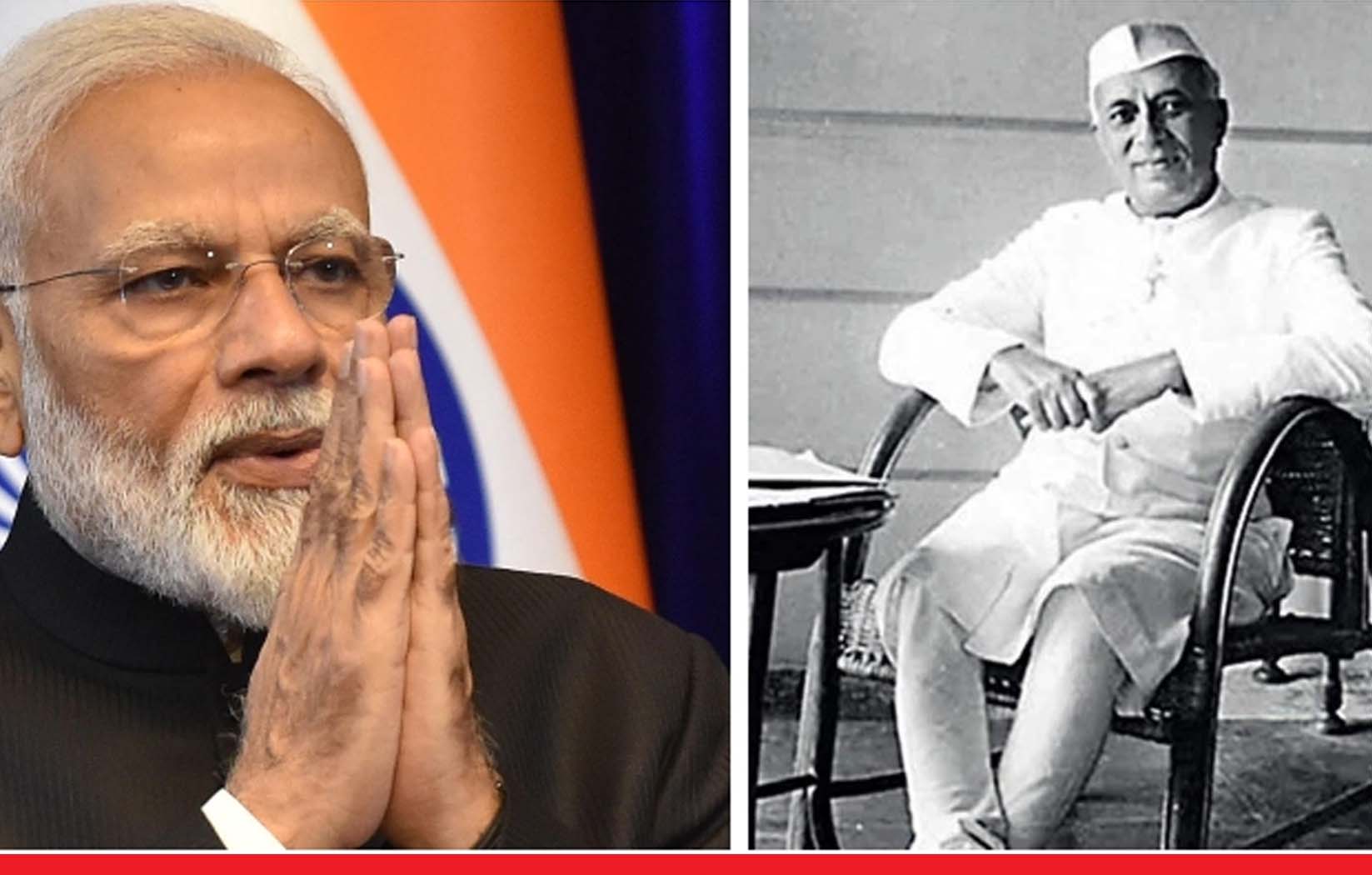 पंडित जवाहरलाल नेहरू की 132वीं जयंती, पीएम मोदी ने प्रथम प्रधानमंत्री को किया याद 