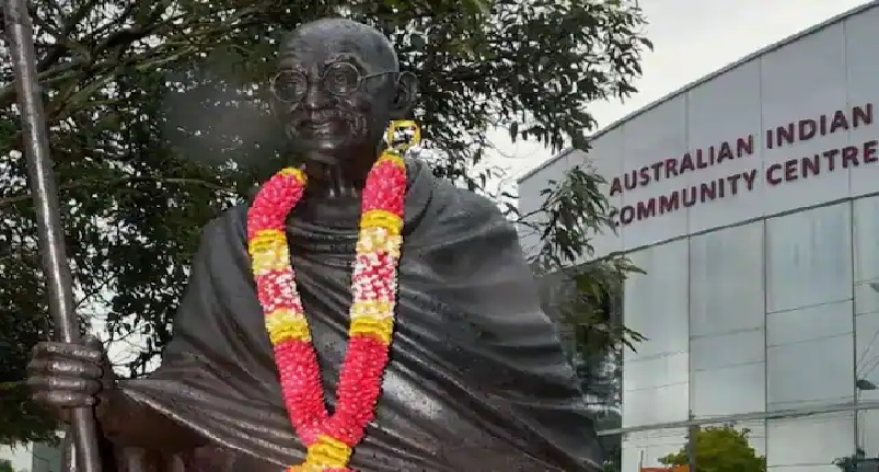 ऑस्ट्रेलिया में अज्ञात लोगों ने महात्मा गांधी की मूर्ति खंडित की, प्रधानमंत्री स्कॉट मॉरिसन ने घटना की निंदा की