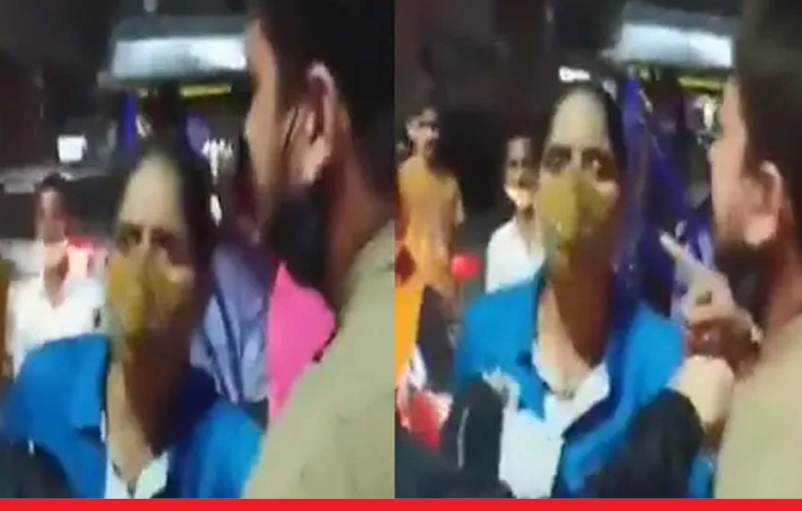 दिल्ली: महिला ने बीच सड़क कैब ड्राइवर को जड़े थप्पड़ और पंच