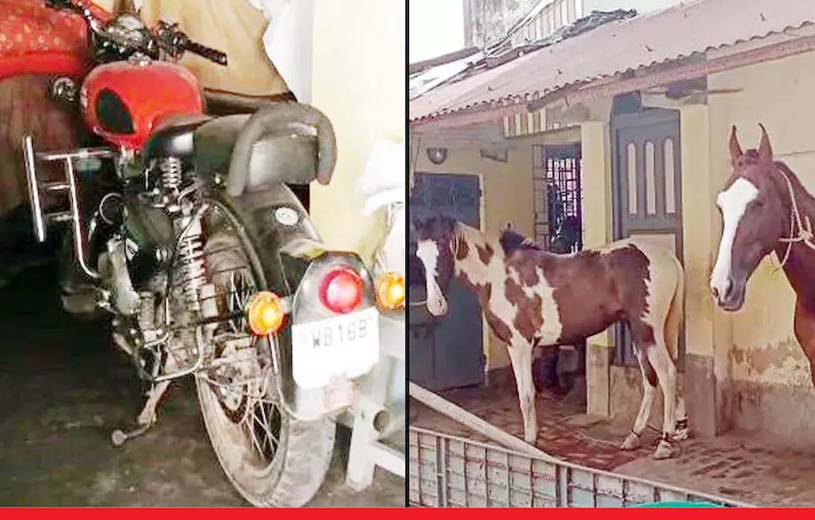 पेट्रोल के दामों से परेशान युवक ने 2 लाख 20 हजार कीमत का खरीदा घोड़ा