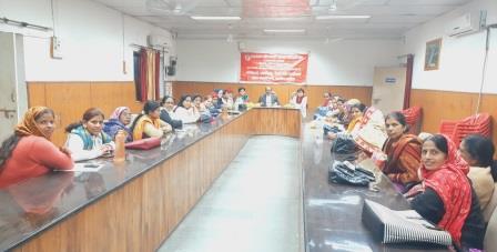 एचएमएस से सम्बद्ध राजस्थान आंगनबाड़ी महिला कर्मचारी संघ की महत्वपूर्ण बैठक आयोजित, लिये गये कई निर्णय