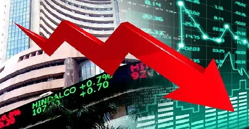 बिकवाली के दबाव में लुढ़का शेयर बाजार, सेंसेक्स में आई 329 अंकों की गिरावट 