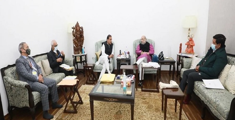 असम मेघालय सीमा विवाद पर बड़ी बैठक: अमित शाह ने दोनों राज्यों के मुख्यमंत्रियों संग की विवादित मुद्दों पर चर्चा