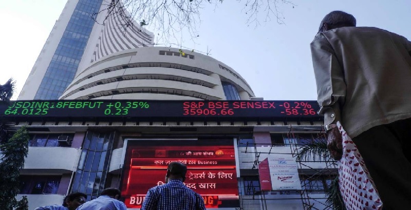 शेयर मार्केट में बिकवाली, Sensex-Nifty लाल निशान में बंद