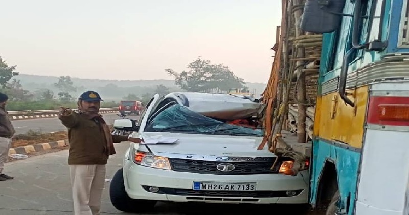 एमपी के जबलपुर में भीषण सड़क दुर्घटना, हादसे में महाराष्ट्र के संत की मौत