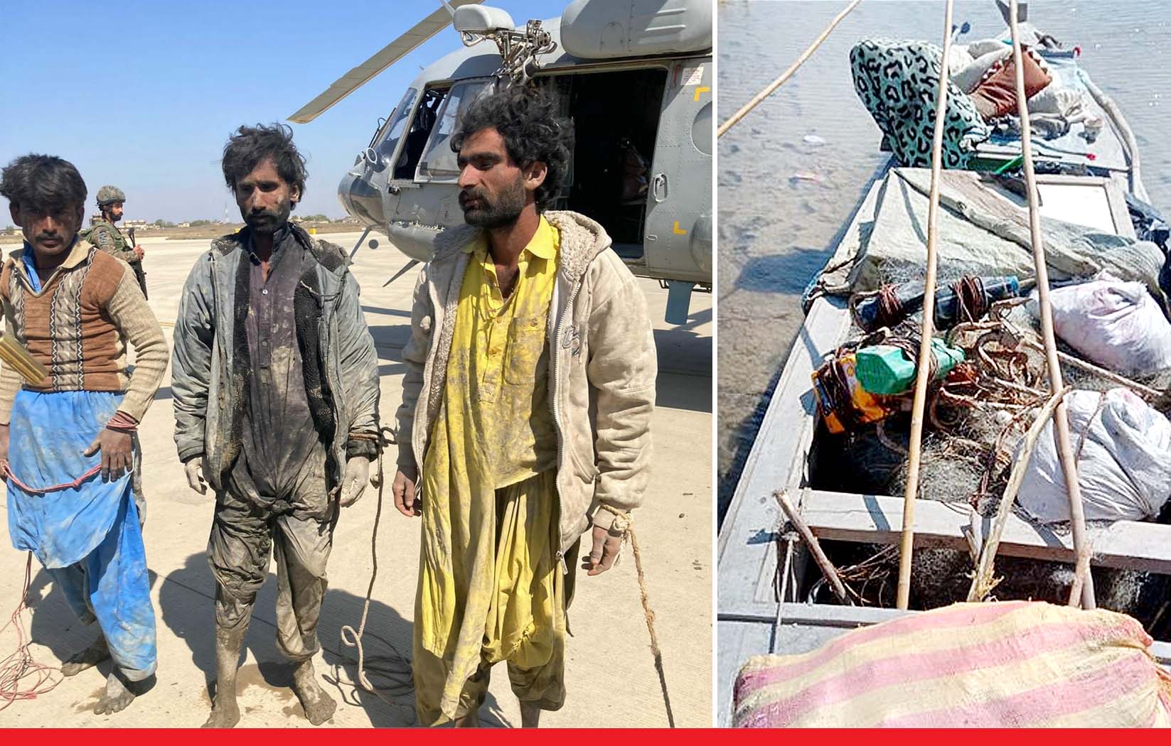 भुज में तलाशी अभियान के दौरान 6 पाकिस्तानी गिरफ्तार, BSF ने नावों को भी किया था जब्त