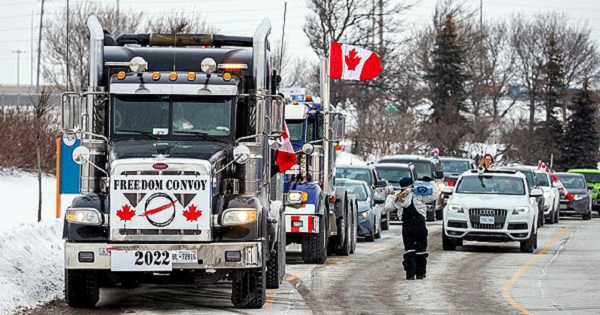 कनाडा में ट्रक ड्राइवरों की नाकाबंदी के ख़िलाफ़ कोर्ट ने दिया आदेश 