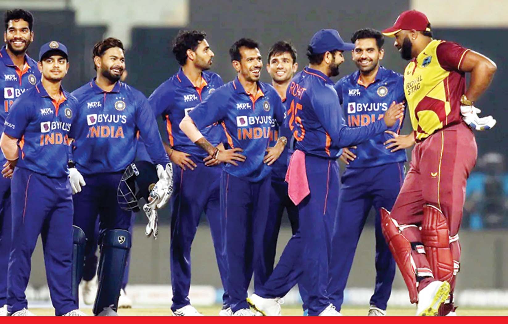 रोमांचक मुकाबले में टीम इंडिया ने वेस्टइंडीज को छह विकेट से हराया