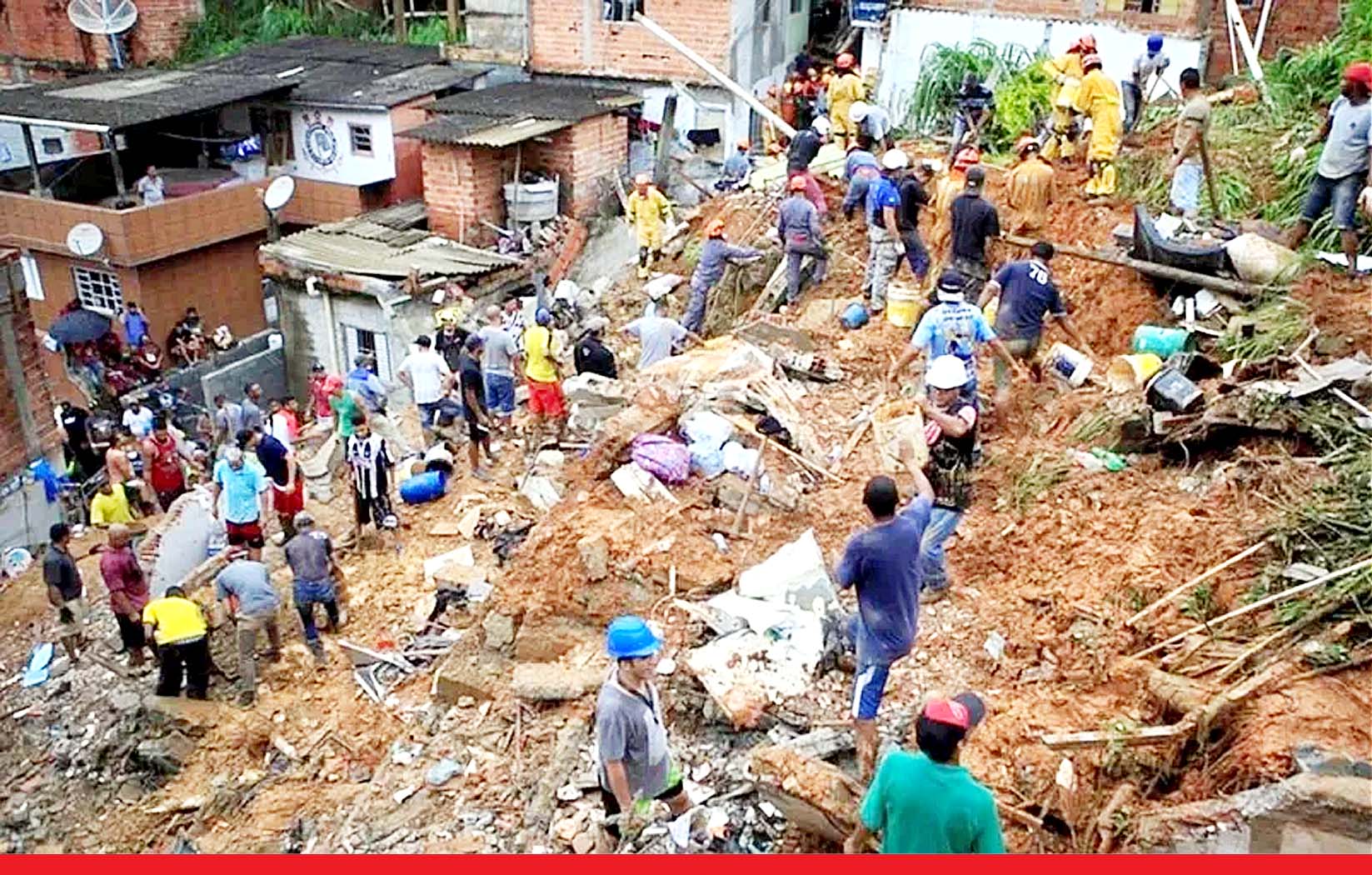 ब्राजील में 3 घंटे के भीतर हुई 30 दिन के बराबर बारिश, बाढ़ के कारण 58 लोगों की मौत