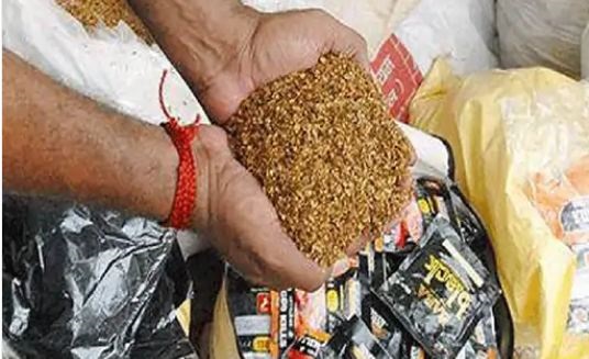 जबलपुर की तम्बाखू गोदाम में दिल्ली से आई टीम ने छापा मारा, 9 लाख की नकली तम्बाखू बरामद