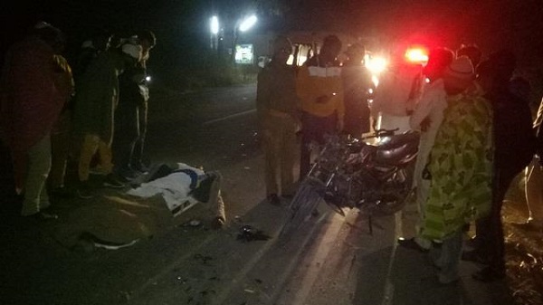 जबलपुर में बाईक सवार युवक की सड़क दुर्घटना में मौत, एक गंभीर