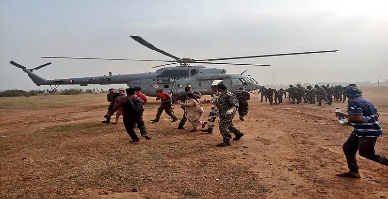 झारखंड के देवघर में 46 घंटे बाद पूरा हुआ रेस्क्यू ऑपरेशन, 47 लोगों की बचाई गई जान
