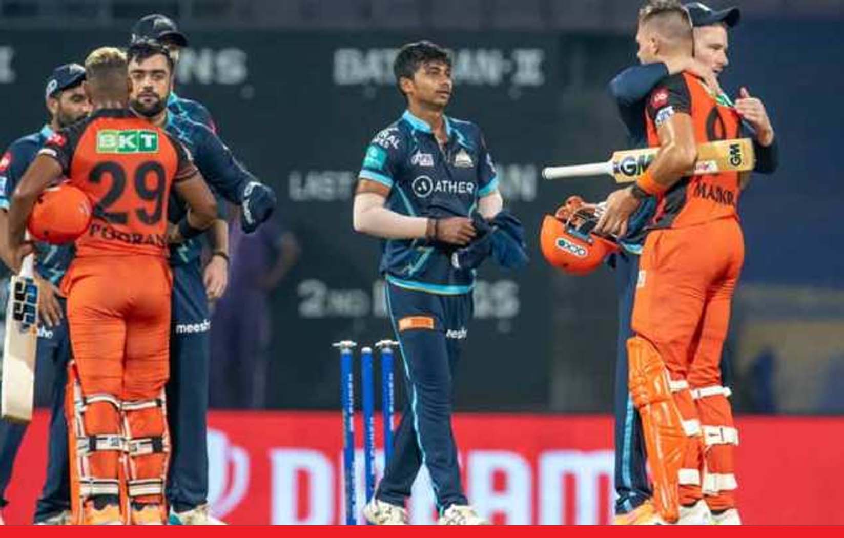 सनराइजर्स हैदराबाद ने 8 विकेट से जीता मैच, गुजरात टायटंस को मिली पहली हार