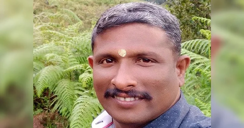 केरल के पलक्कड़ में आरएसएस के पदाधिकारी एसके श्रीनिवासन की हत्या