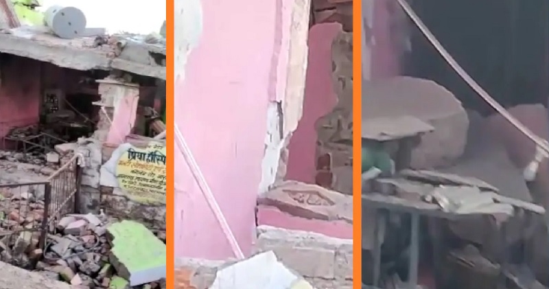 राजस्थान के बारां जिले में आधी रात को धमाके साथ उड़ गया मकान, डॉक्टर की मौत