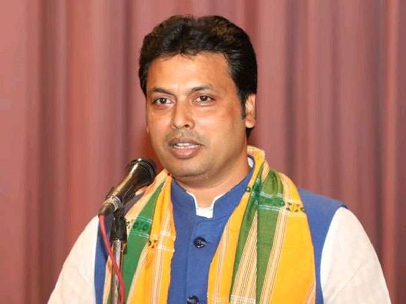 त्रिपुरा के सीएम बिप्लव देव ने पद से दिया इस्तीफा, बीजेपी ने बुलाई विधायक दल की बैठक